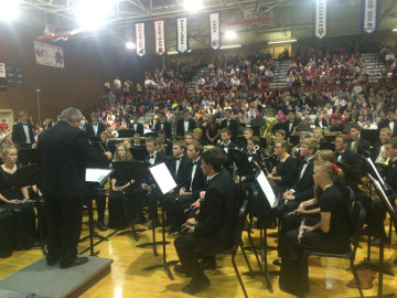 John Miller and AFHS Wind Symphony